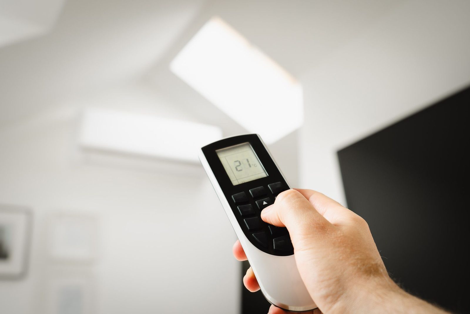 Inneninstallation einer Klimaanlage